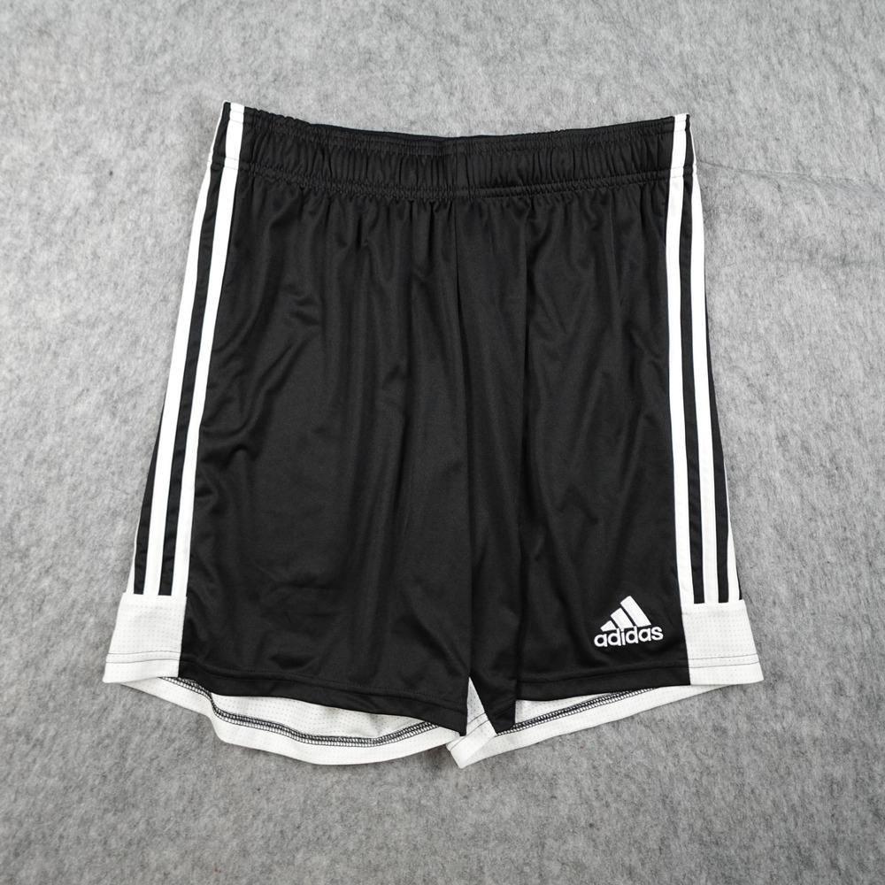 Adidas Shorts Men Medium Black Tastigo 19 Aeroready 3 Stripe Athletic Workout